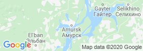 Amursk map
